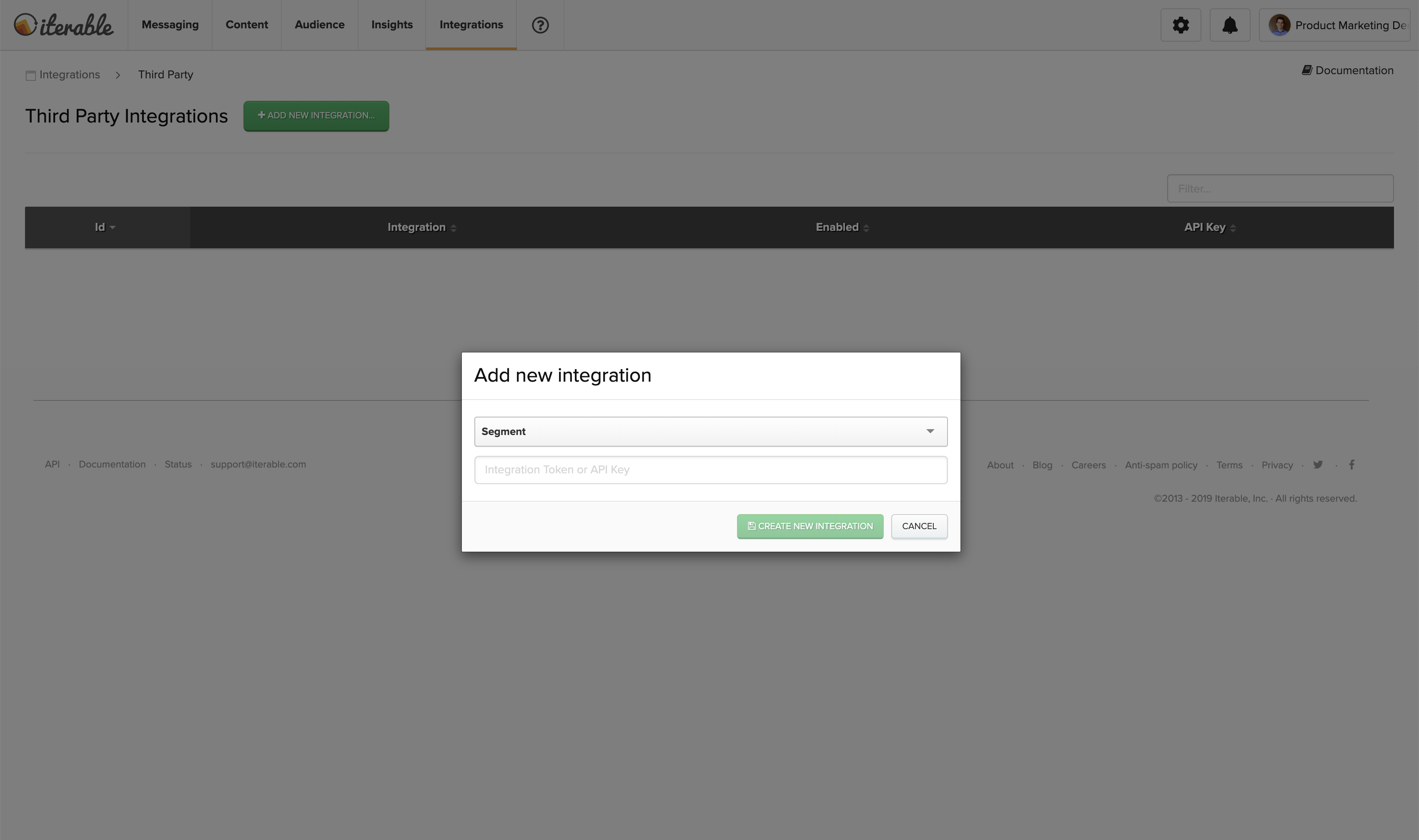Send email events from Iterable